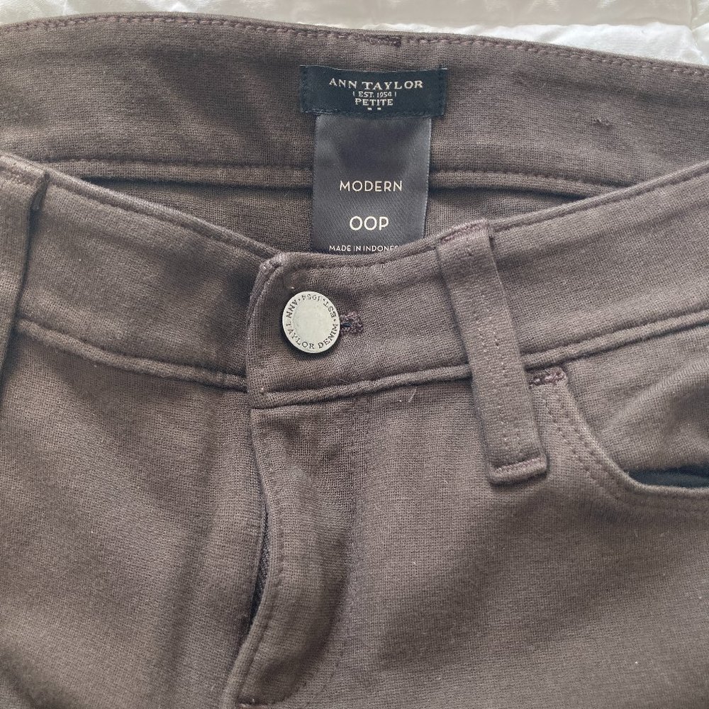 Ann Taylor Brown Modern Pant (00P)